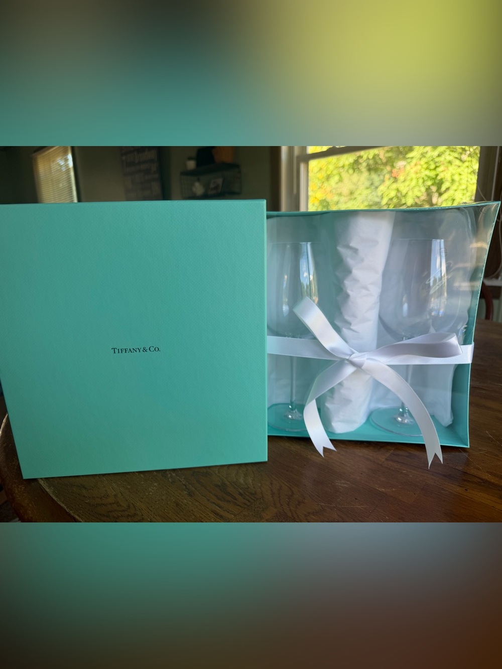 Tiffany & Co Red Wine Glasses